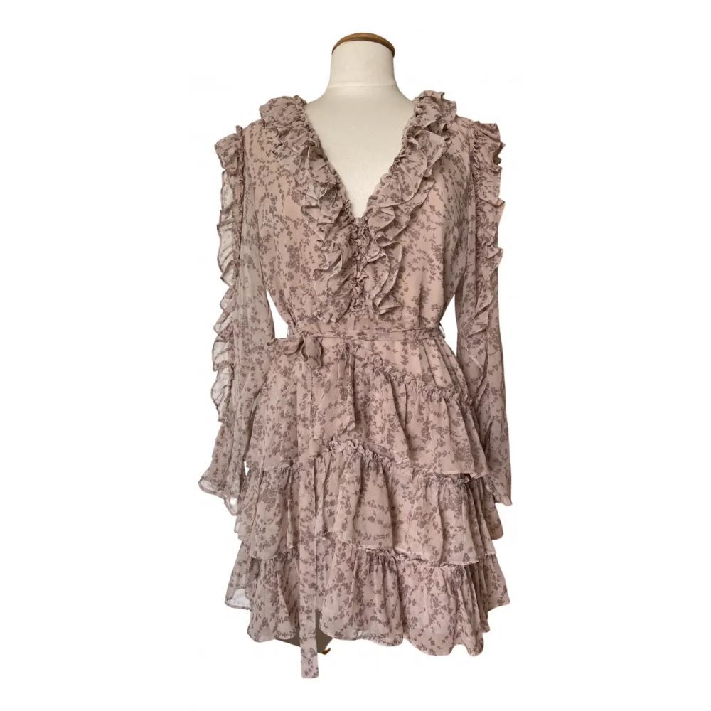 Bardot Alessia Ruffle Sleeve Mini‎ Dress